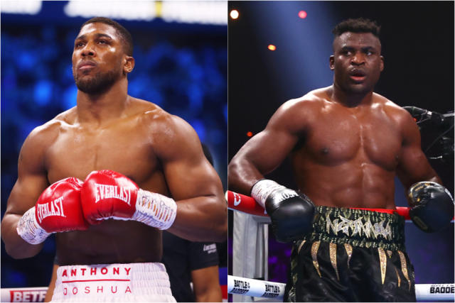 Francis Ngannou Anthony Joshua