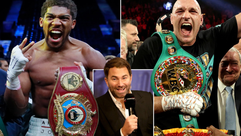 Anthony Joshua Eddie Hearn Tyson Fury