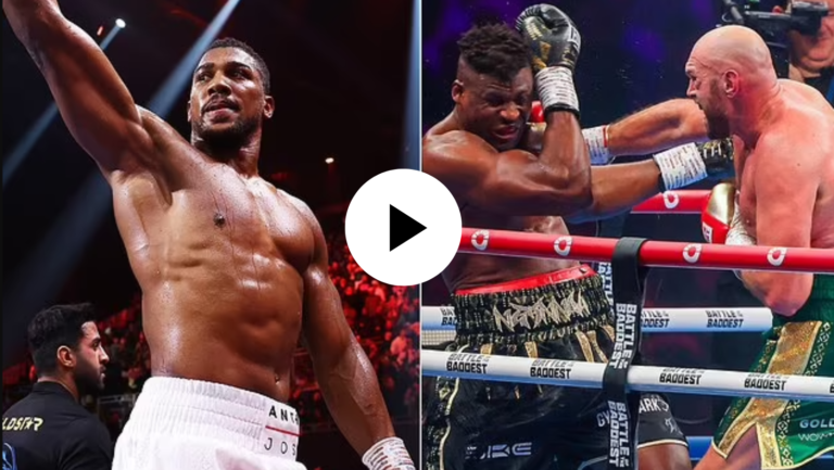 Anthony Joshua vs Francis Ngannou Tyson Fury