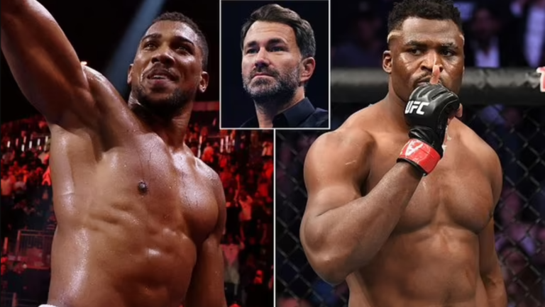 Eddie Hearn Francis Ngannou Anthony Joshua