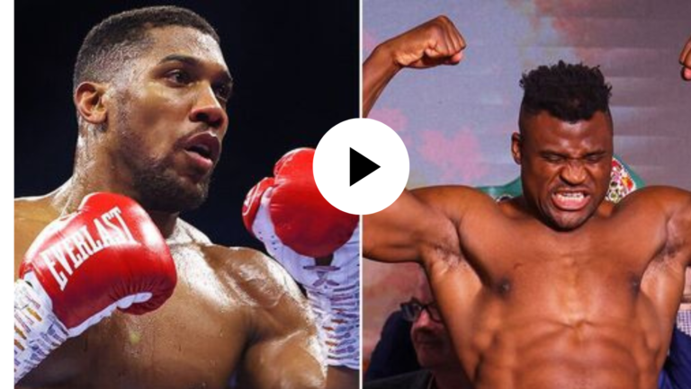 Francis Ngannou Anthony Joshua