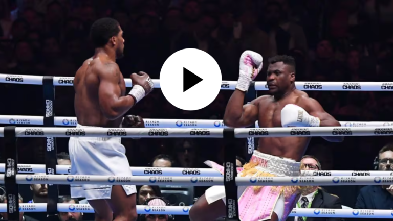 Francis Ngannou Anthony Joshua