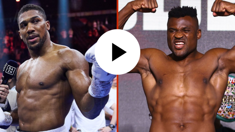 Francis Ngannou Anthony Joshua