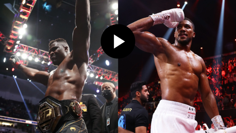 Francis Ngannou Anthony Joshua