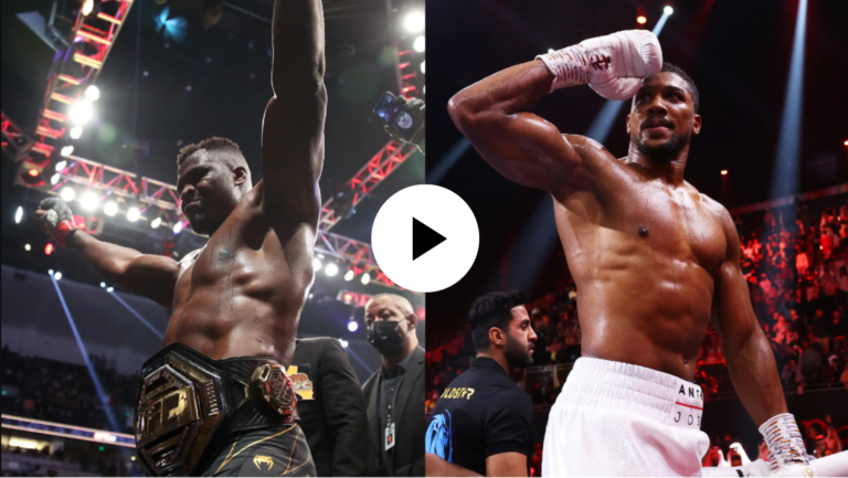 Francis Ngannou Anthony Joshua