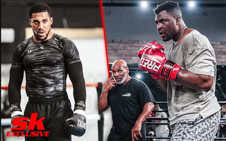 Francis Ngannou Mike Tyson Anthony Joshua