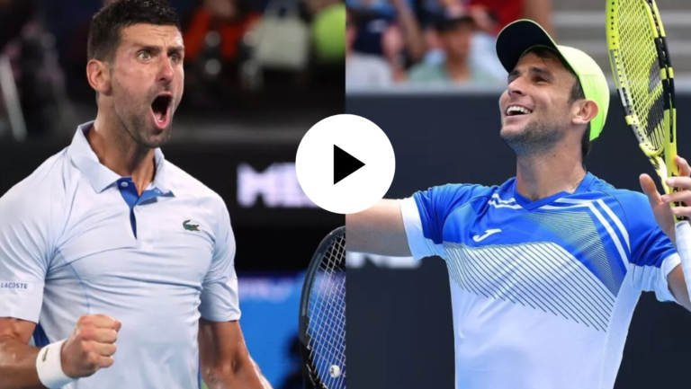 Novak Djokovic vs Aleksandar Vukic