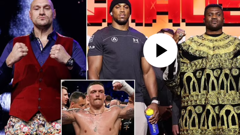 Tyson Fury Anthony Joshua Francis Ngannou Oleksandr Usyk