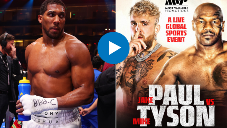 Anthony Joshua Mike Tyson vs Jake Paul