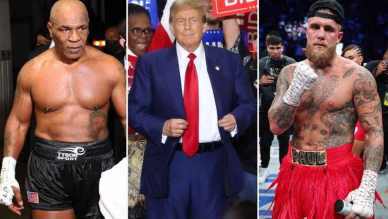 Jake Paul Donald Trump Mike Tyson