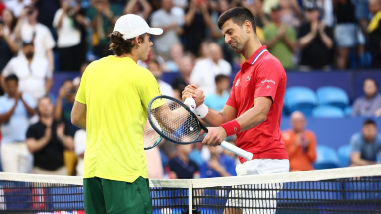 Novak Djokovic Alex de Minaur