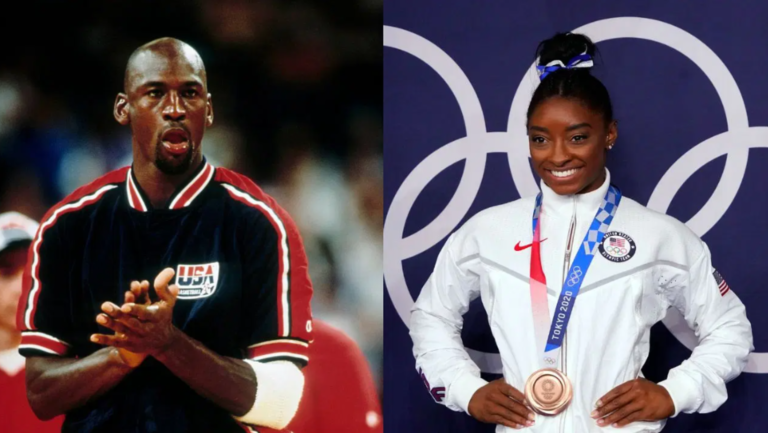 Simone Biles Michael Jordan