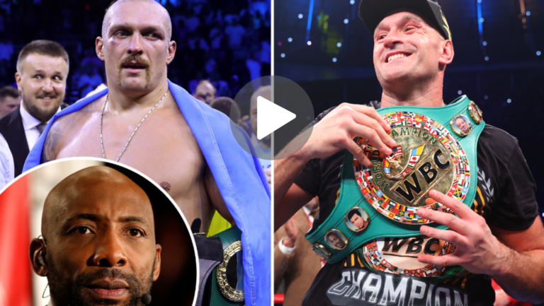 Tyson Fury and Oleksandr Usyk Johnny Nelson