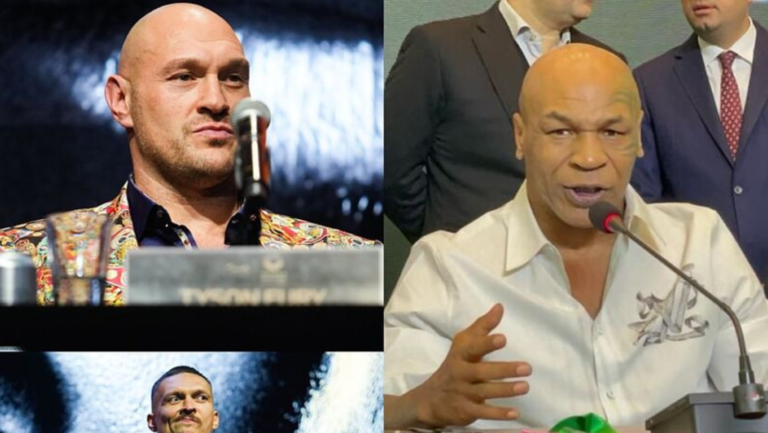 Mike Tyson Tyson Fury vs Oleksandr Usyk