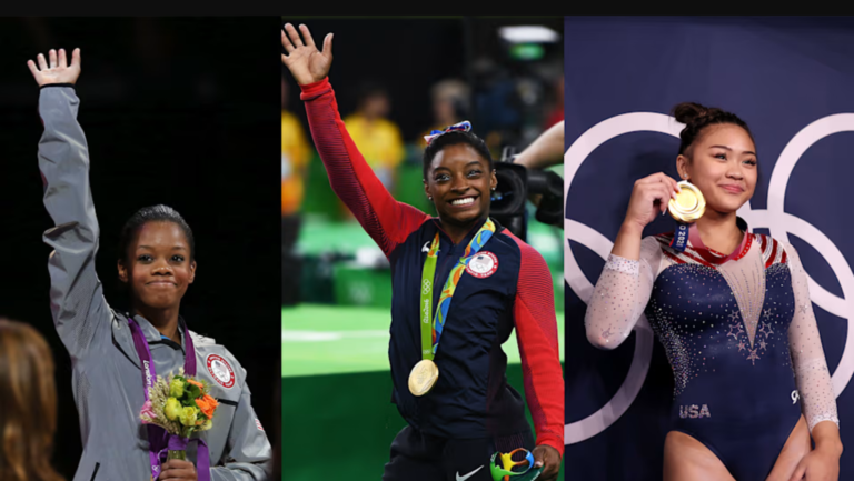 SUNI LEE SIMONE BILES GABBY DOUGLAS