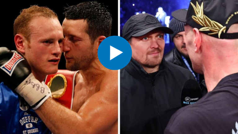 TYSON FURY V OLEKSANDR USYK GEORGE GROVES