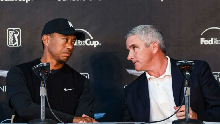 Tiger Woods & Jay Monahan